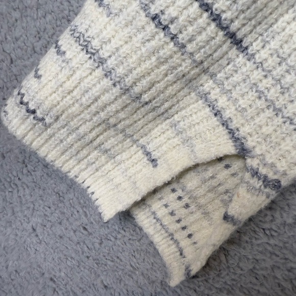 Pure Jill sweater tunic size medium tall v neck with split detail at sleeve - Picture 6 of 9